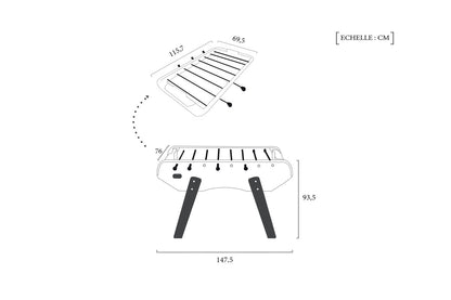 Schéma Technique Babyfoot Defaistre meta-dimensions